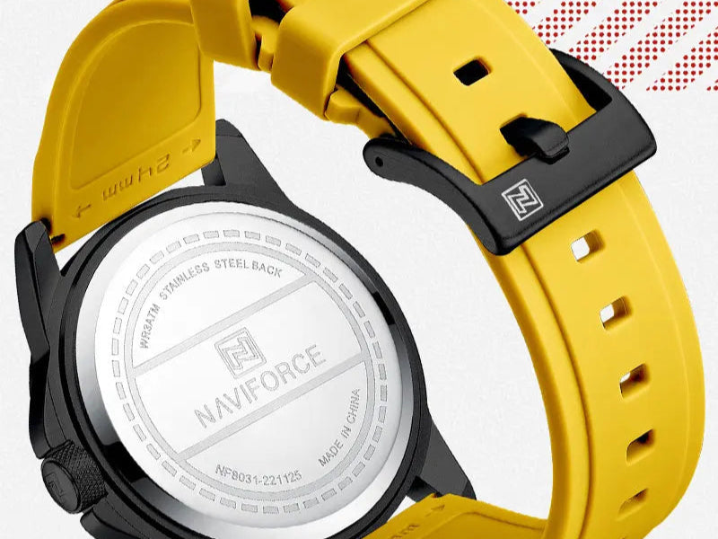 Relógio Amarelo Masculino