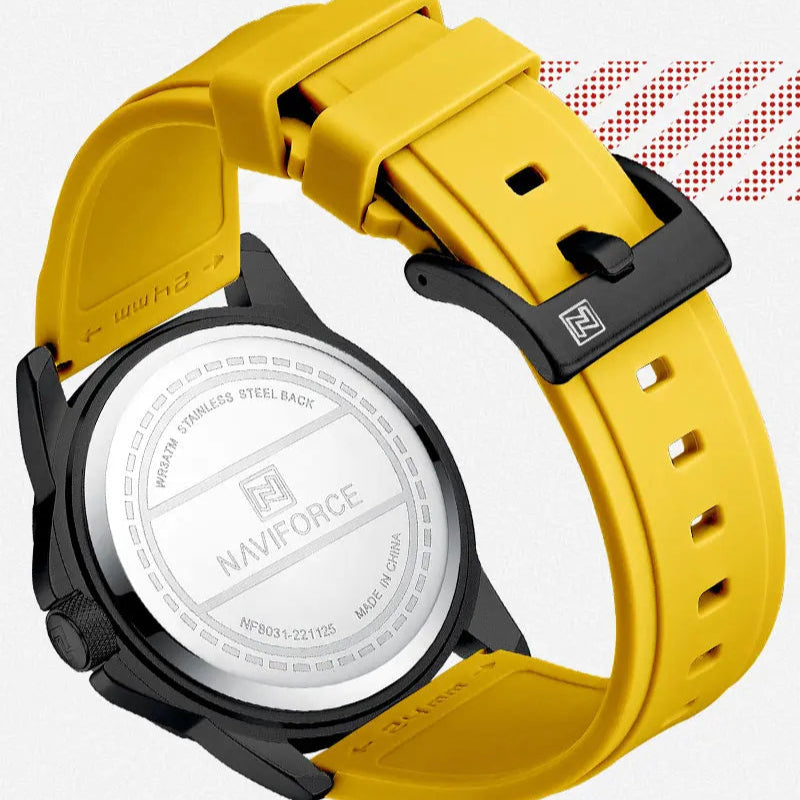 Relógio Amarelo Masculino